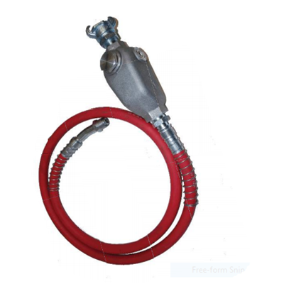 WHIP HOSE 1/2"X 6' WITH 7/8-24 SWIVEL +