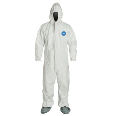 TYVEK COVERALL, X-LARGE, W/ HOOD