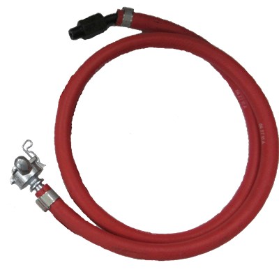 WHIP HOSE, 1/2 ID X 5 FT, 250 PSI W 3/8