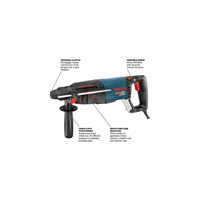 ROTARY HAMMER, SDS PLUS, 1", D HANDLE