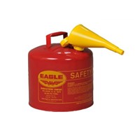 5 GAL RED TYPE 1 SAFETY CAN W/FUNNEL