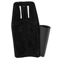 BLACK LEATHER TOOL POUCH FOR BELTS